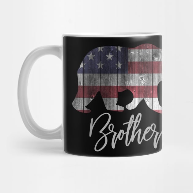 Brother Bear 4th of july flag american by sevalyilmazardal